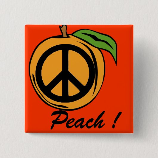 Pfirsich! Button (Vorderseite)