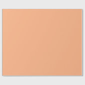 Pfirsich Cobbler Trendfarbe Geschenkpapier (Flach)