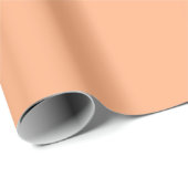 Pfirsich Cobbler Trendfarbe Geschenkpapier (Rolleneckpunkt)