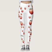 Pfirsich Emoji Leggings