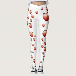 Pfirsich Emoji Leggings