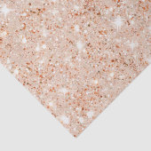 Pfirsich-Faux-Glitter-Geburtstag Seidenpapier (Ausschnitt)