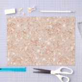 Pfirsich-Faux-Glitter-Geburtstag Seidenpapier (Handwerk)