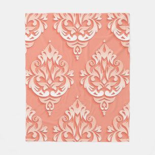 Pfirsich-Fleece-Decke Fleecedecke