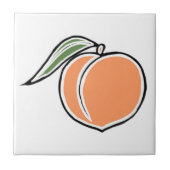 Pfirsich Fliese (Vorderseite)