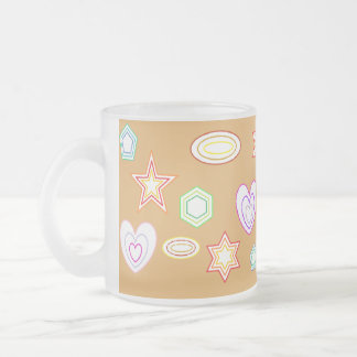 Pfirsich-Formen-Tasse Mattglastasse