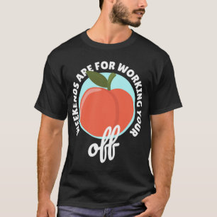 Pfirsich Frucht Klassischer Aprikosen-Pfirsich-Woc T-Shirt