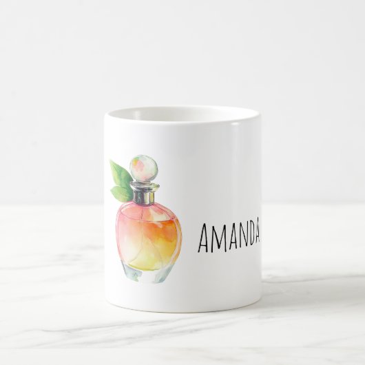 Pfirsich Fruchtparfüm Kaffeetasse (Mittel)