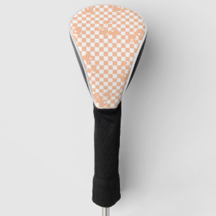 Pfirsich Fuzz Kirsch Gingham-Muster Golf Headcover