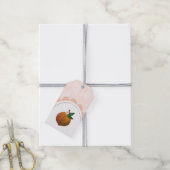 Pfirsich Geschenkanhänger (Mit Garn)