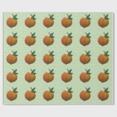 Pfirsich Geschenkpapier (Flach)