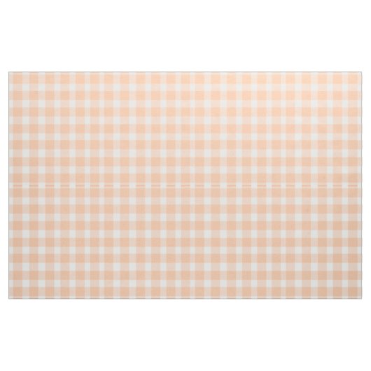 Pfirsich-Gingham Stoff (Yard (91,4 cm))