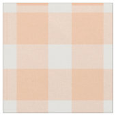 Pfirsich-Gingham Stoff (Nahaufnahme)