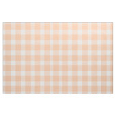 Pfirsich-Gingham Stoff (Fat Quarter (45,7 x 55,9 cm))
