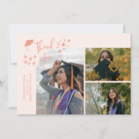 Pfirsich-Handschrift-Danke-Mehrfachfoto