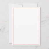 Pfirsich Hydrangea von Ihrem Schreibtisch aus Mitteilungskarte (Rückseite)