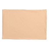 Pfirsich Kissenbezug (Rückseite)