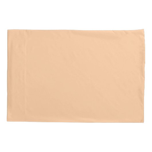 Pfirsich Kissenbezug (Rückseite)