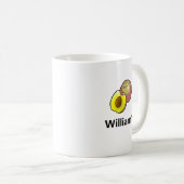 Pfirsich-Klassiker-Tasse Kaffeetasse (VorderseiteRechts)