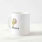 Pfirsich-Klassiker-Tasse Kaffeetasse (Vorderseite Links)