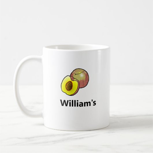 Pfirsich-Klassiker-Tasse Kaffeetasse (Links)