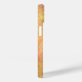 Pfirsich, Koralle, gelbe Abstrakte Blasen Case-Mate iPhone Hülle (Rückseite / Rechts)