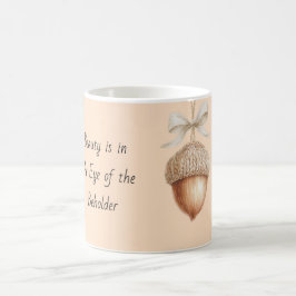 Pfirsich Kuschel Haselnusscreme Bogen Kaffeetasse