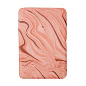 Pfirsich, Lachs, klare Korallen und rosa mischen Badematte (Vorderseite Vertikal)