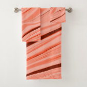 Pfirsich, Lachs, klare Korallen und rosa mischen Badhandtuch Set (Insitu)