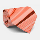 Pfirsich, Lachs, klare Korallen und rosa mischen Krawatte (Gerollt)