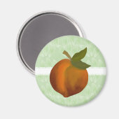Pfirsich Magnet (Vorderseite/Rückseite)