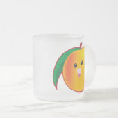 Pfirsich Mattglastasse (VorderseiteRechts)