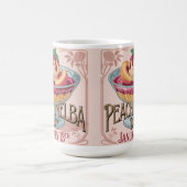 Pfirsich Melba Tag Morphing Tasse (Zentrum)
