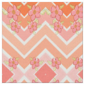 Pfirsich mit Koralle Stoff (Nahaufnahme)