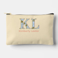 Pfirsich-Monogramm-Name-Buchstabe vintage fett Pas