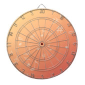 Pfirsich-Musik Dartscheibe (vorne)