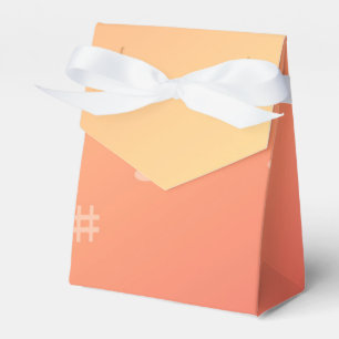 Pfirsich-Musik Geschenkschachtel