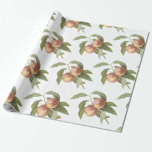 Pfirsich-Muster Geschenkpapier