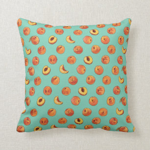 Pfirsich-Muster-Polyester-Wurfs-Kissen 16" x 16" Kissen