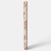 Pfirsich-Mutter von Pearl Mosaic Samsung Galaxy Hülle (Rückseite (Horizontal))