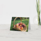 Pfirsich notecard karte (Vorderseite)
