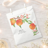 PFIRSICH ORANGE BRAUTSTRAUSS GESCHENKTÜTCHEN (Ausgeschnitten)