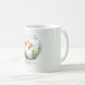 Pfirsich Orange Fisch in Schale Kaffeetasse (VorderseiteRechts)