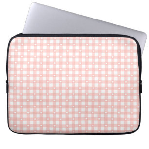Pfirsich-Orange-Karree Laptopschutzhülle