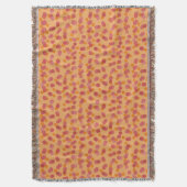 Pfirsich, orange und rosa Punkte Decke (Vorderseite Vertikal)