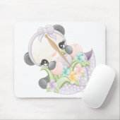 Pfirsich-Panda mousepad (Mit Mouse)