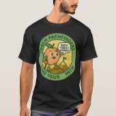 Pfirsich Pfadfinder Finden Sie Ihren Weg T-Shirt (Vorderseite)