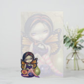 "Pfirsich, Pflaume, Birnen-" Briefpapier (Stehend Vorderseite)