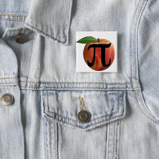 Pfirsich-Pi-Knopf Button (Beispiel)