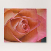 Pfirsich Pink Rose Jigsaw Puzzle (Horizontal)